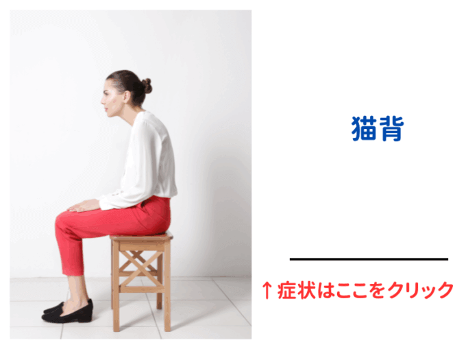 姿勢が悪い猫背についての解説
